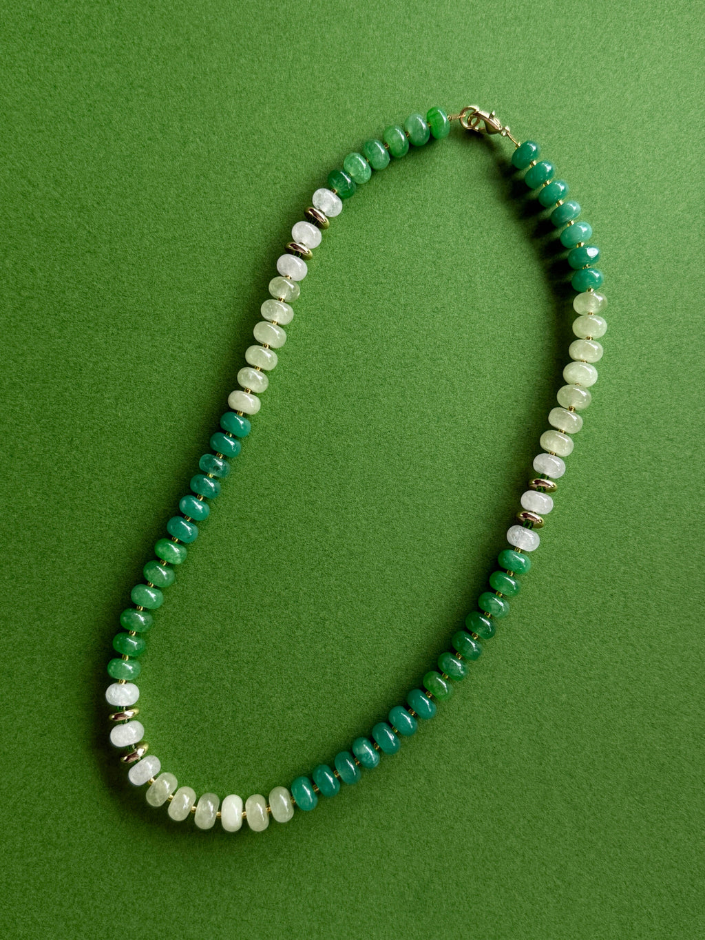 Lucky Gradient Beaded Necklace