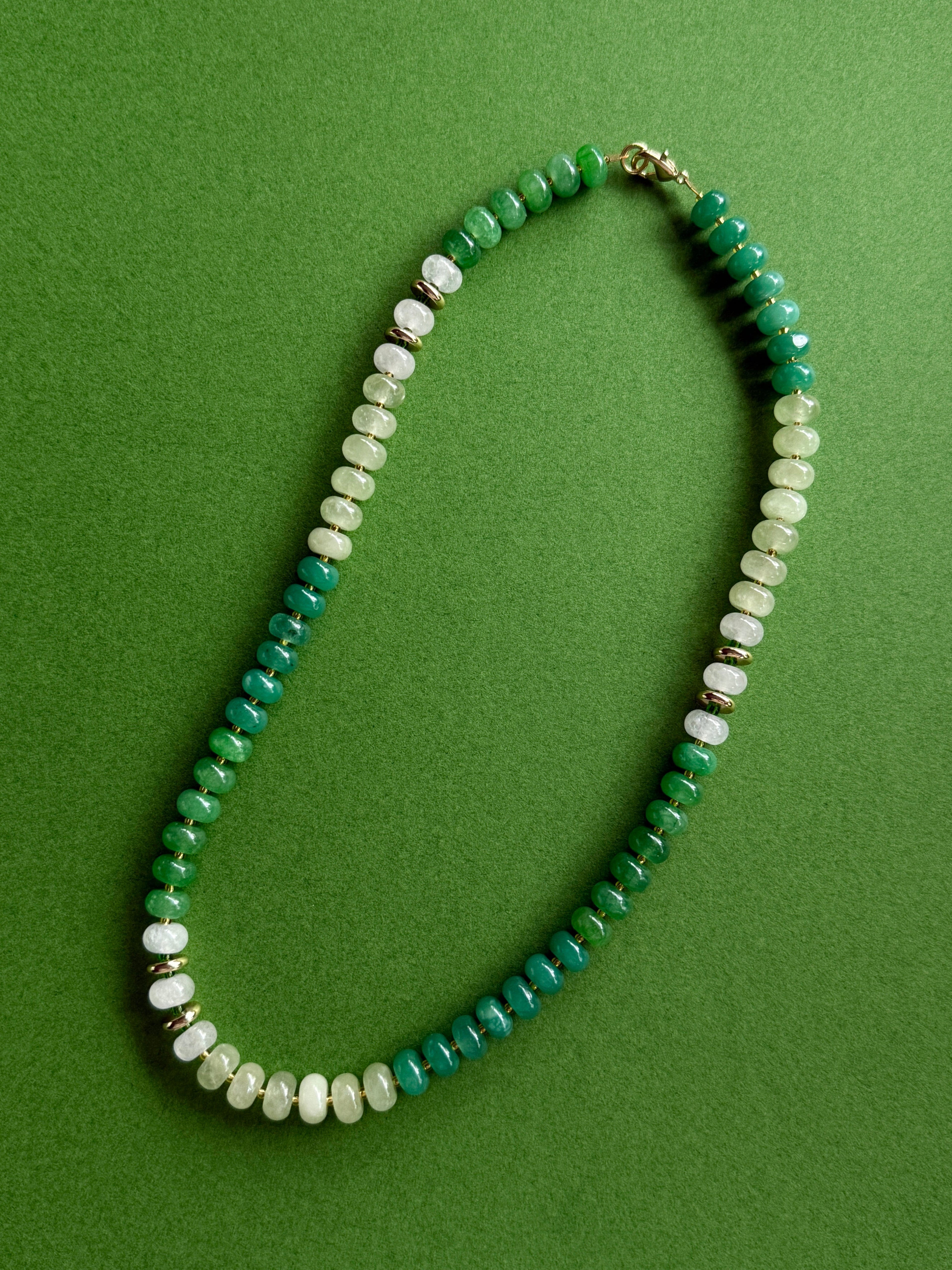 Lucky Gradient Beaded Necklace