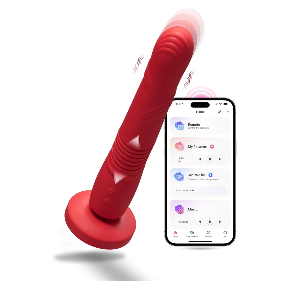 Gravity - Bluetooth Automatic Thrusting & Vibrating Dildo