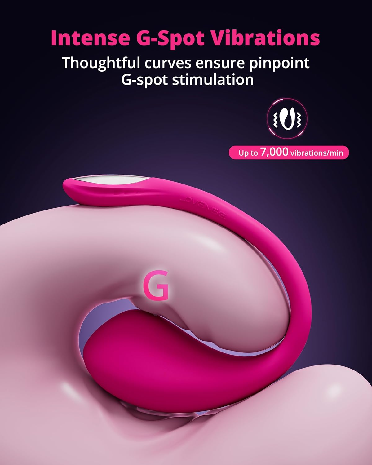 Lush 4 - Bluetooth App-Controlled G-SpotEgg Vibrator