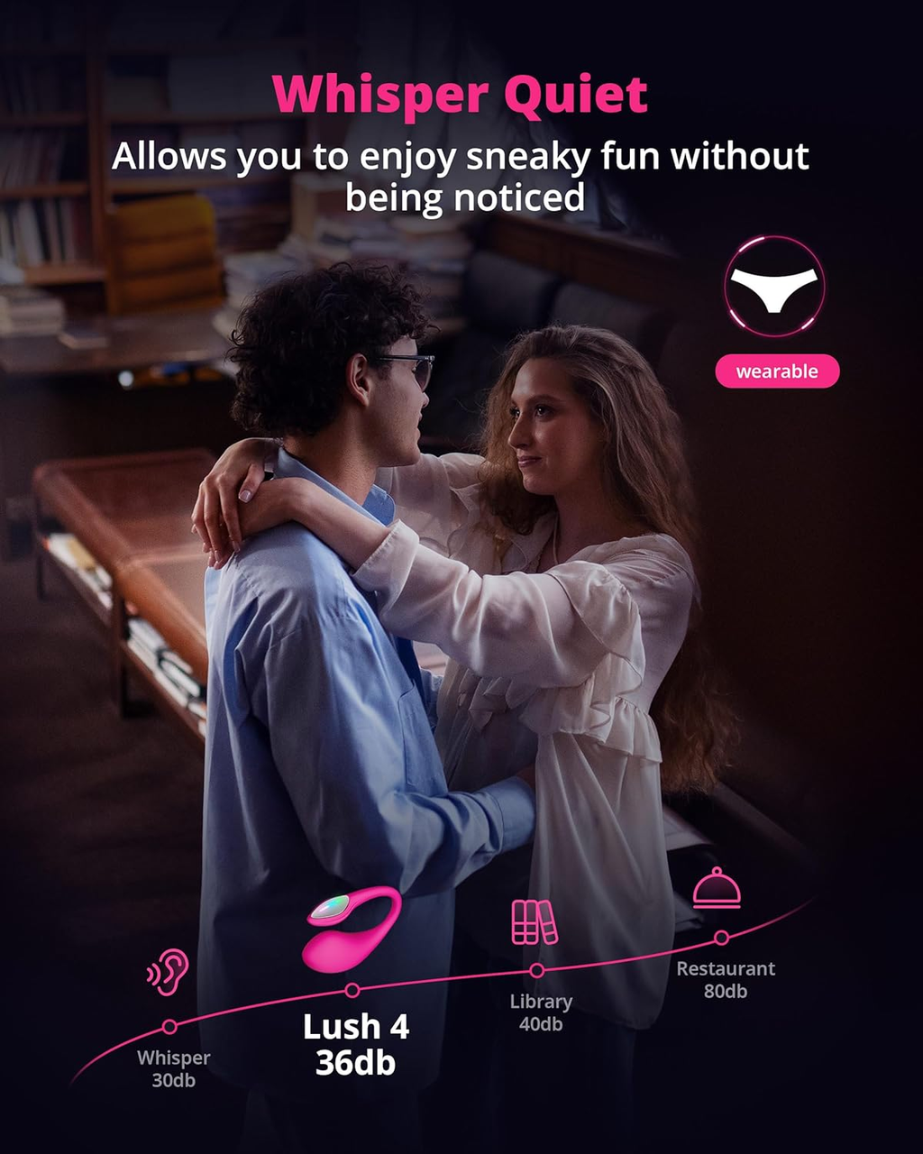 Lush 4 - Bluetooth App-Controlled G-SpotEgg Vibrator