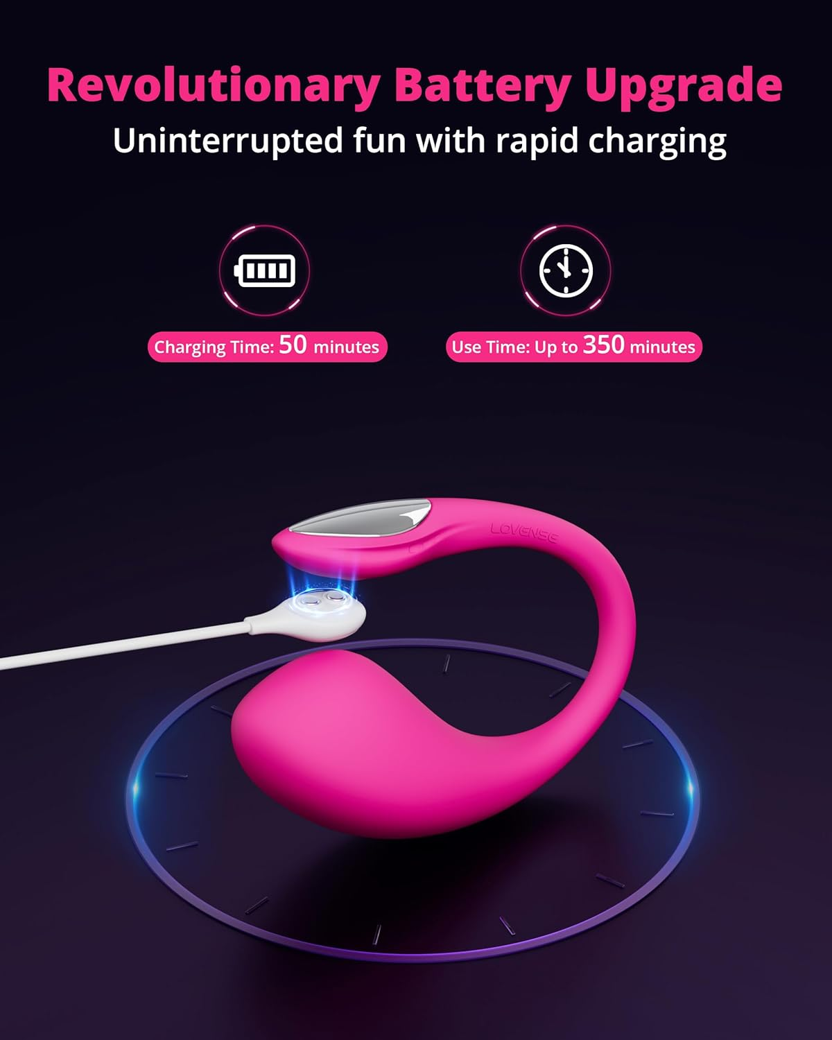 Lush 4 - Bluetooth App-Controlled G-SpotEgg Vibrator