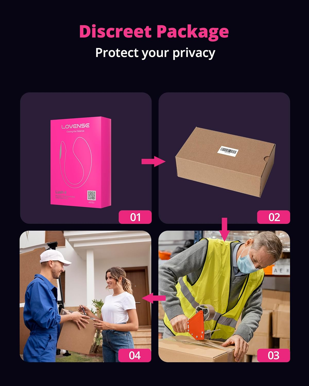 Lush 4 - Bluetooth App-Controlled G-SpotEgg Vibrator