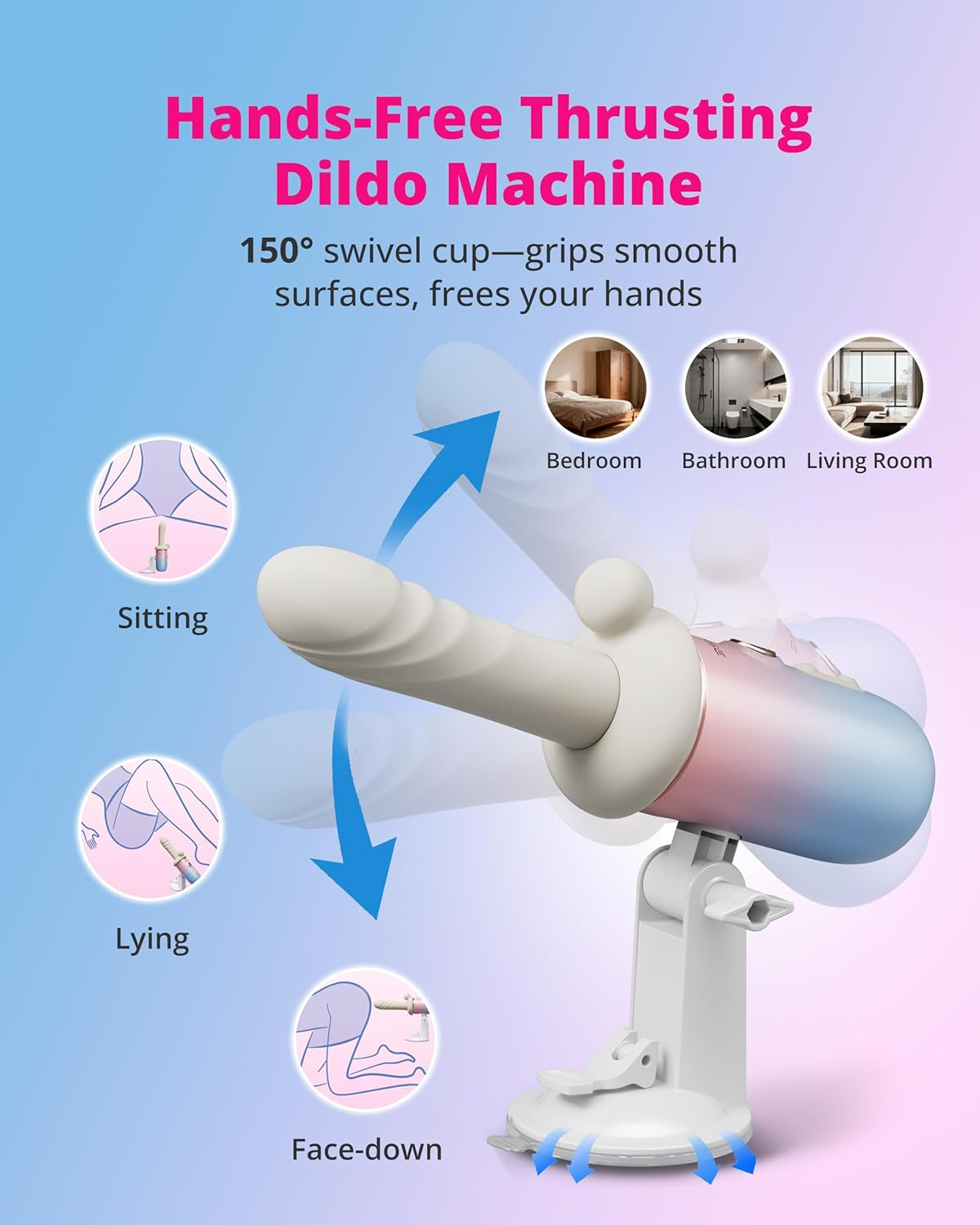 Spinel - Thrusting, Vibrating & Heating Dildo Machine