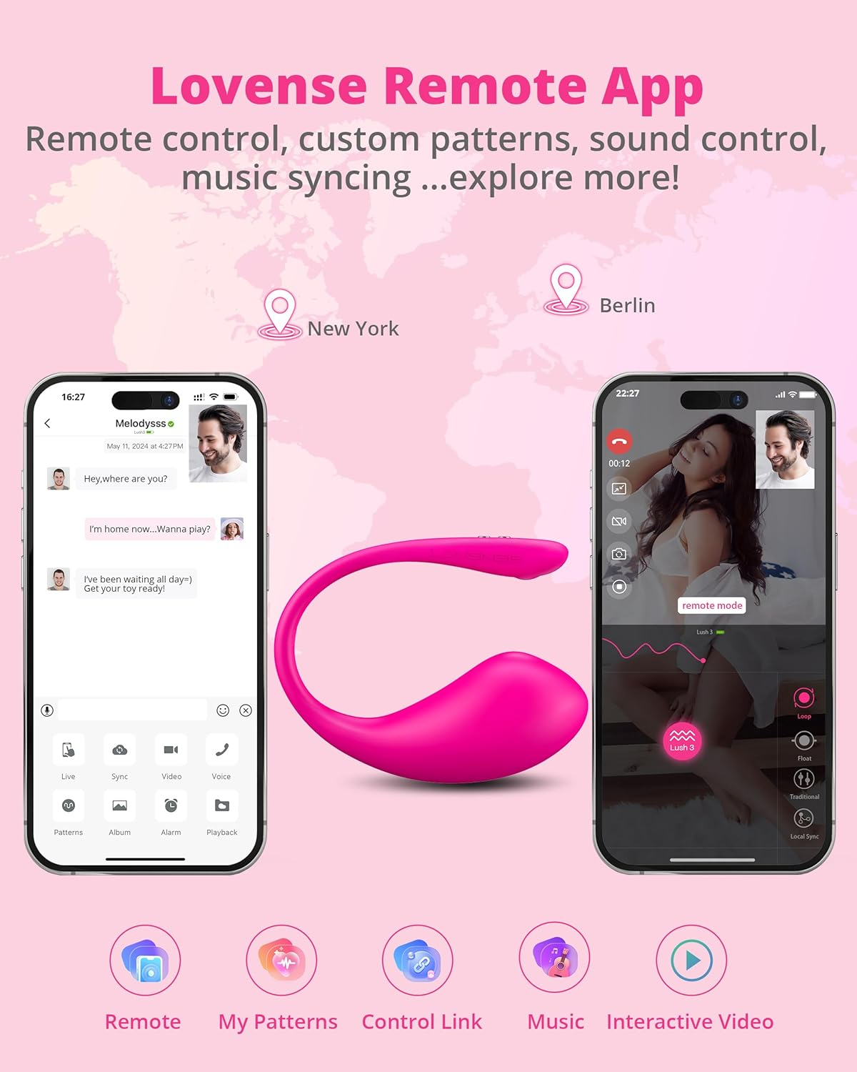 Lush 3 - Bluetooth Egg Vibrator
