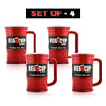 24oz Reusable Plastic Beer Mugs