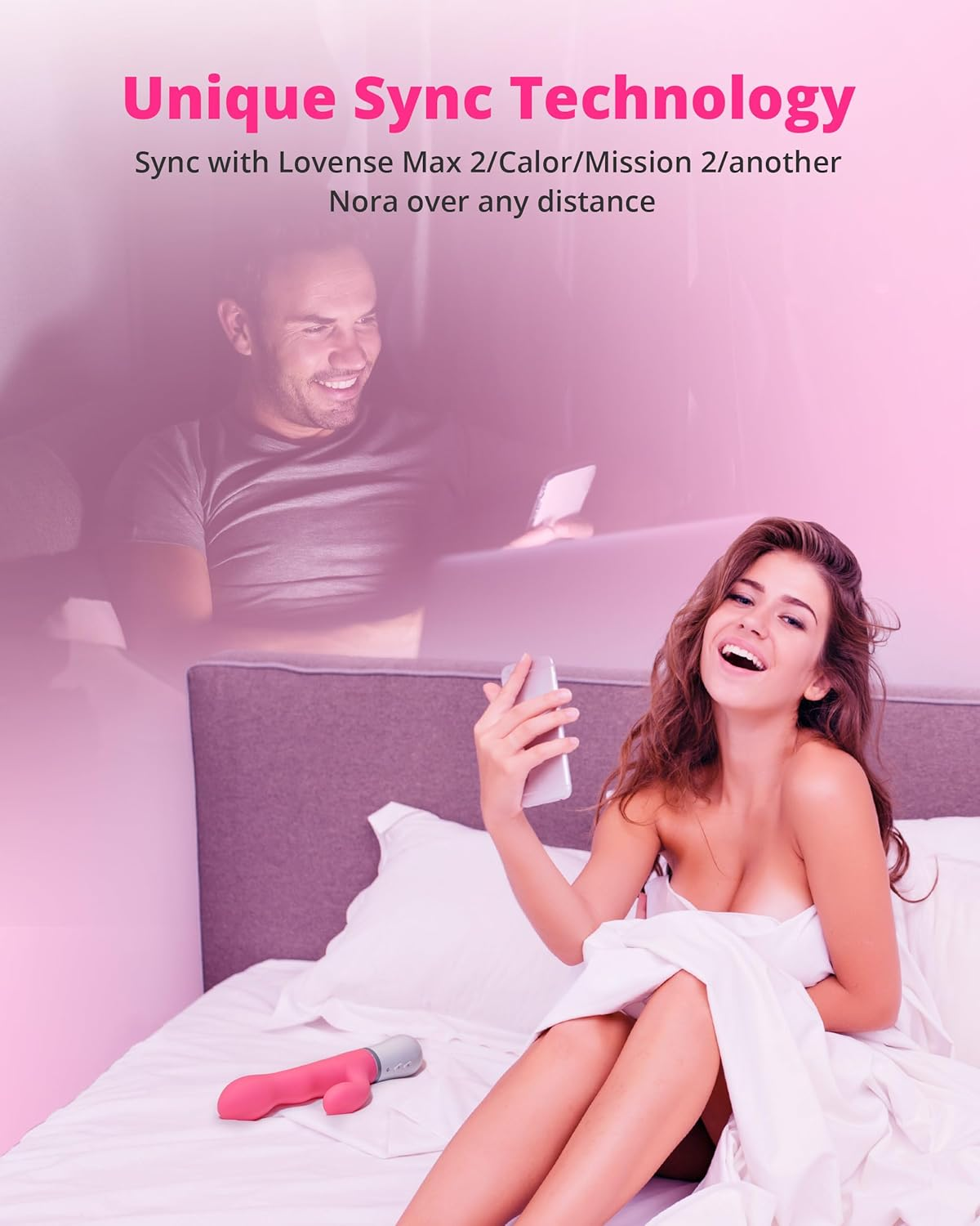 Nora - Bluetooth Remote Control Rabbit Vibrator