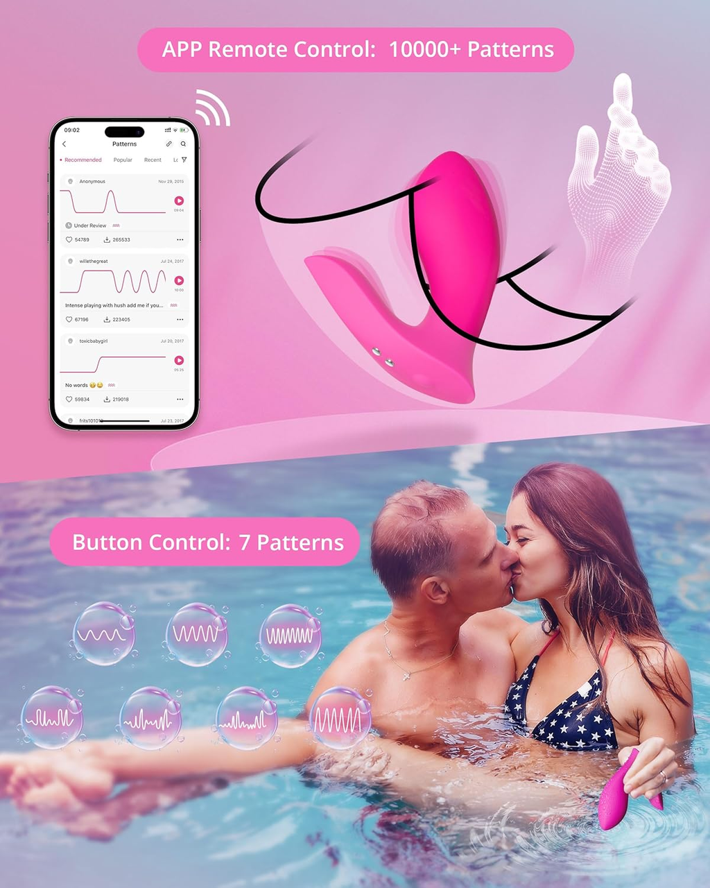 Flexer - Bluetooth Insertable Dual Panty Vibrator