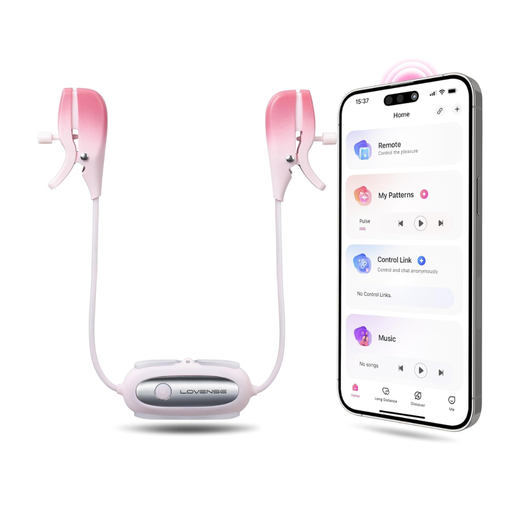 Gemini - Bluetooth Vibrating Nipple Clamps