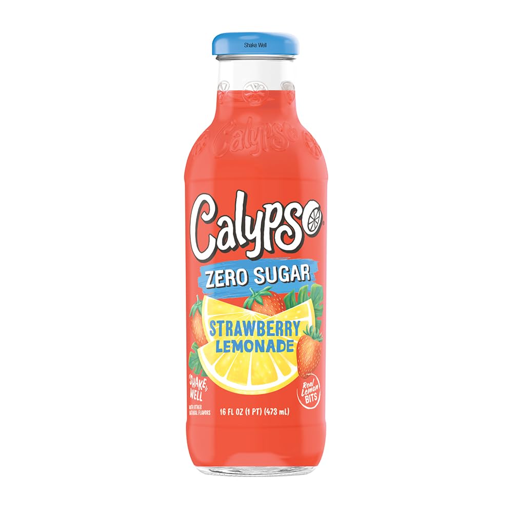 Calypso Lemonades – Real Fruit & Natural Flavors | 16 oz 12-Pack