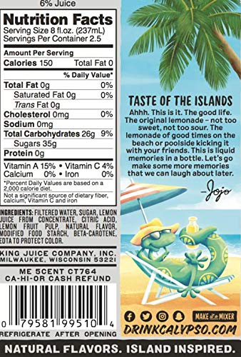 Calypso Lemonades – Real Fruit & Natural Flavors | 16 oz 12-Pack