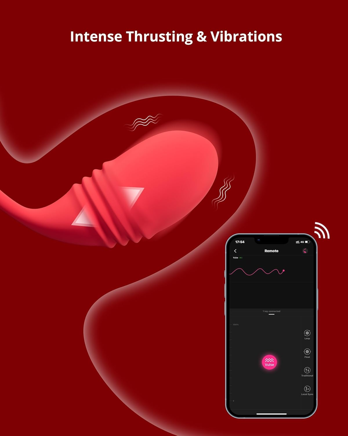 Vulse - App-Controlled Hands-Free Thrusting Egg Vibrator