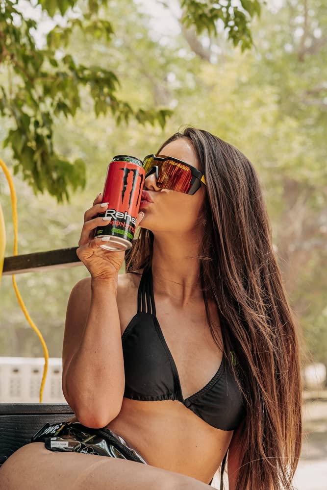 Monster Rehab Energy Tea – Peach, Lemonade, Strawberry & More | 15.5 oz