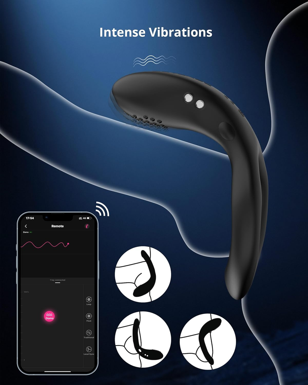 Diamo - Vibrating Cock Ring