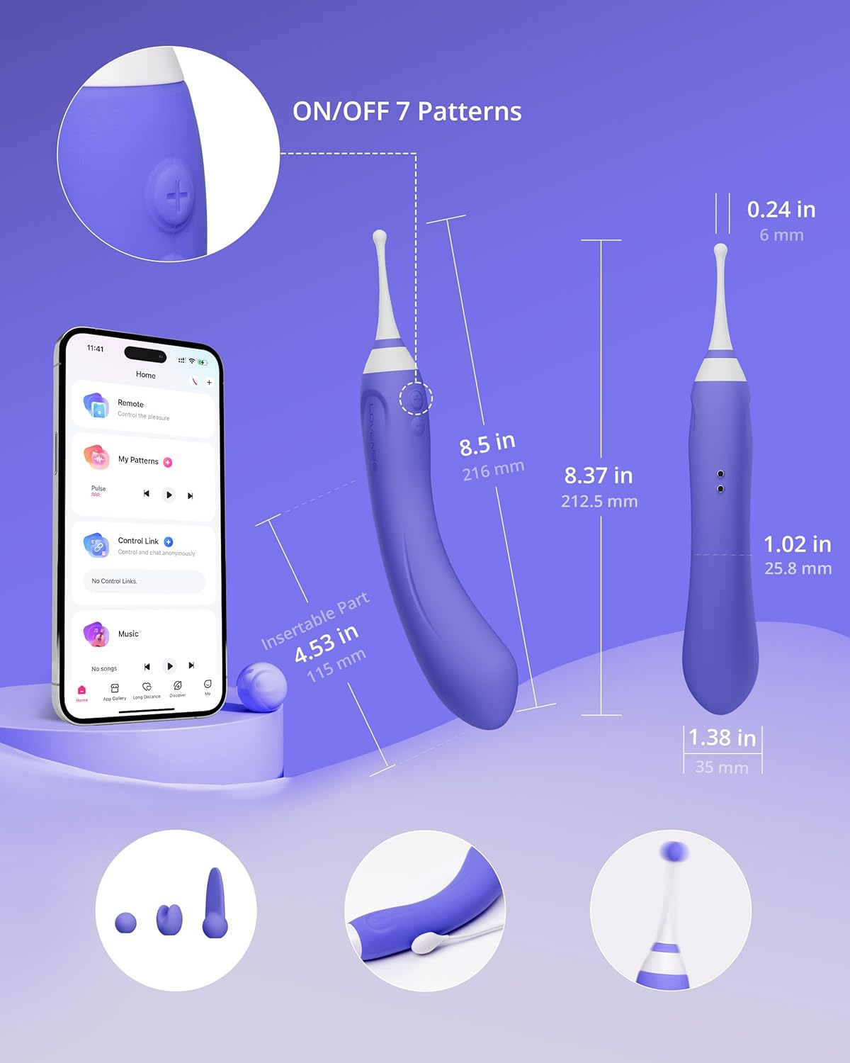 Hyphy - Dual-End High Frequency Vibrator