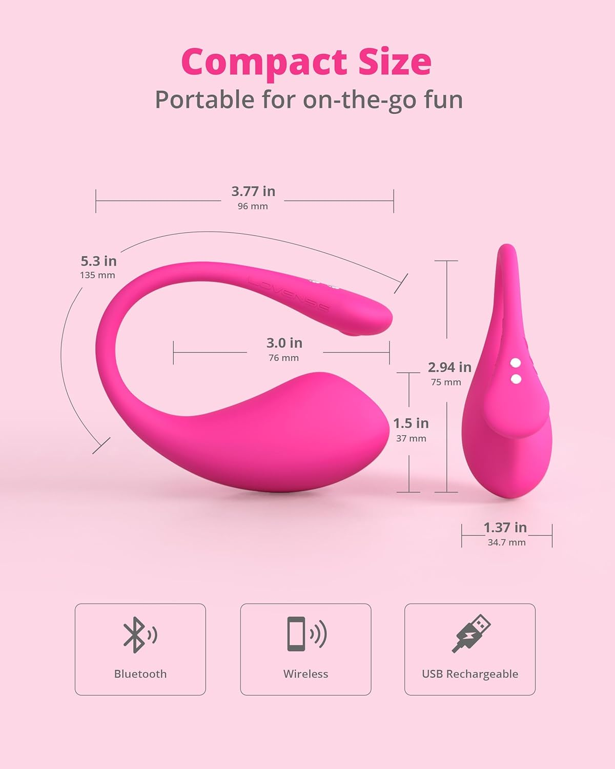 Lush 3 - Bluetooth Egg Vibrator