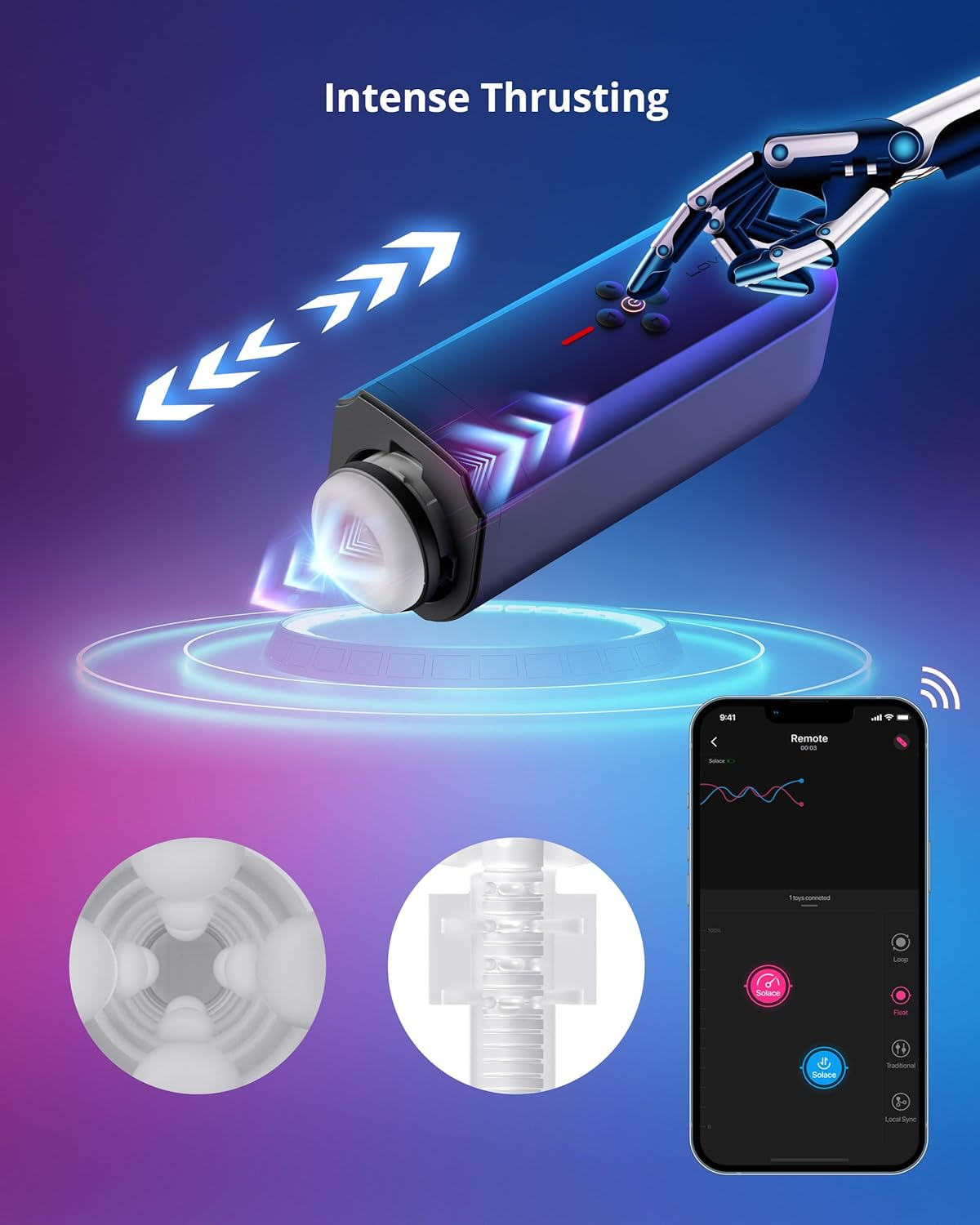 Solace - App-controlled Automatic Masturbator