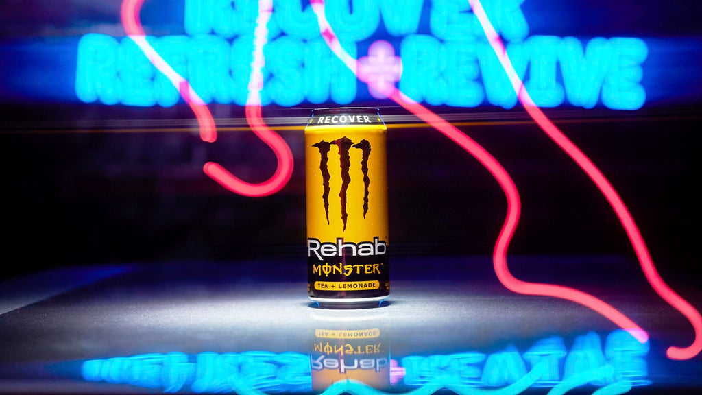 Monster Rehab Energy Tea – Peach, Lemonade, Strawberry & More | 15.5 oz
