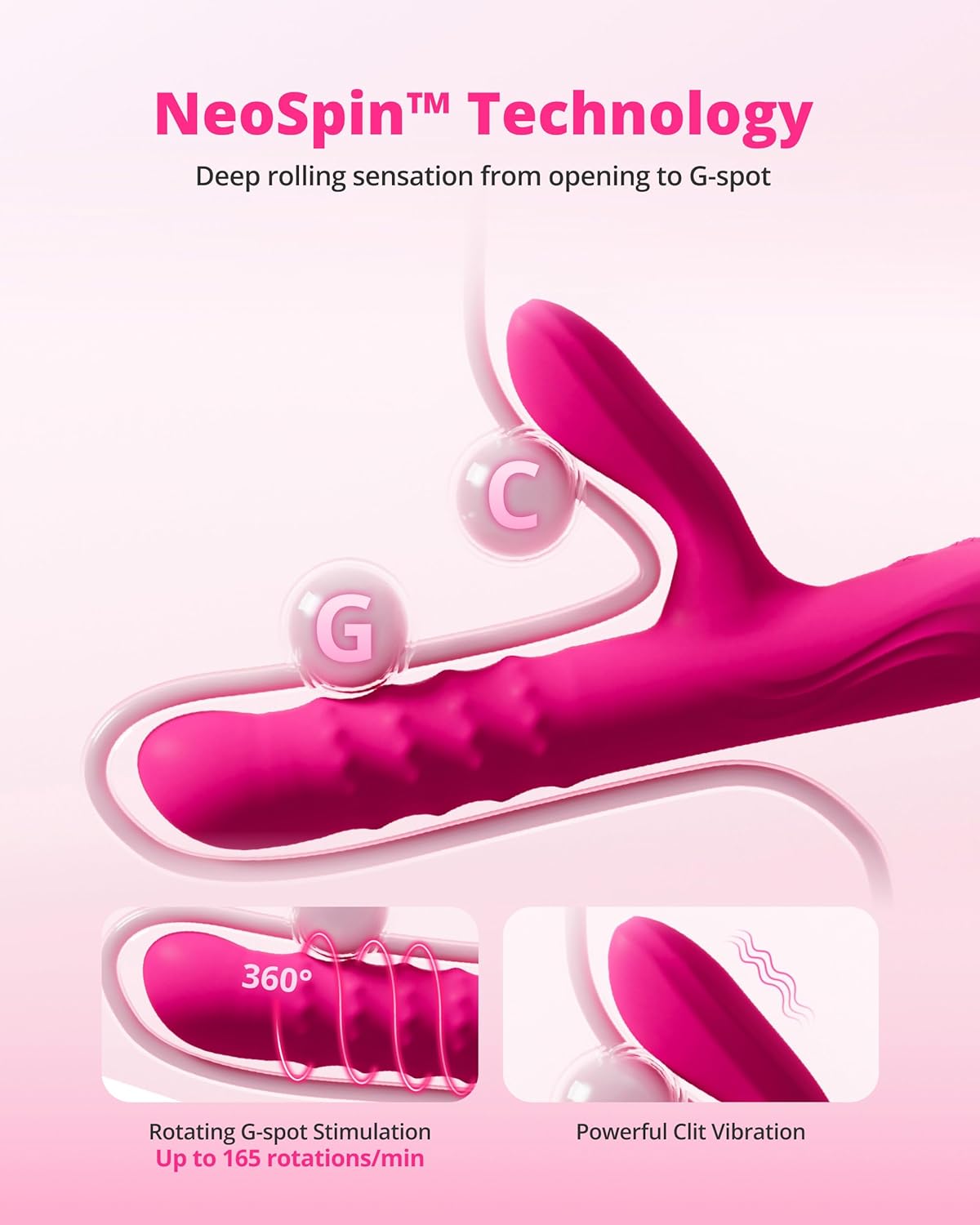 Velvo - Rolling Bead G-Spot & Clit Rabbit Vibrator