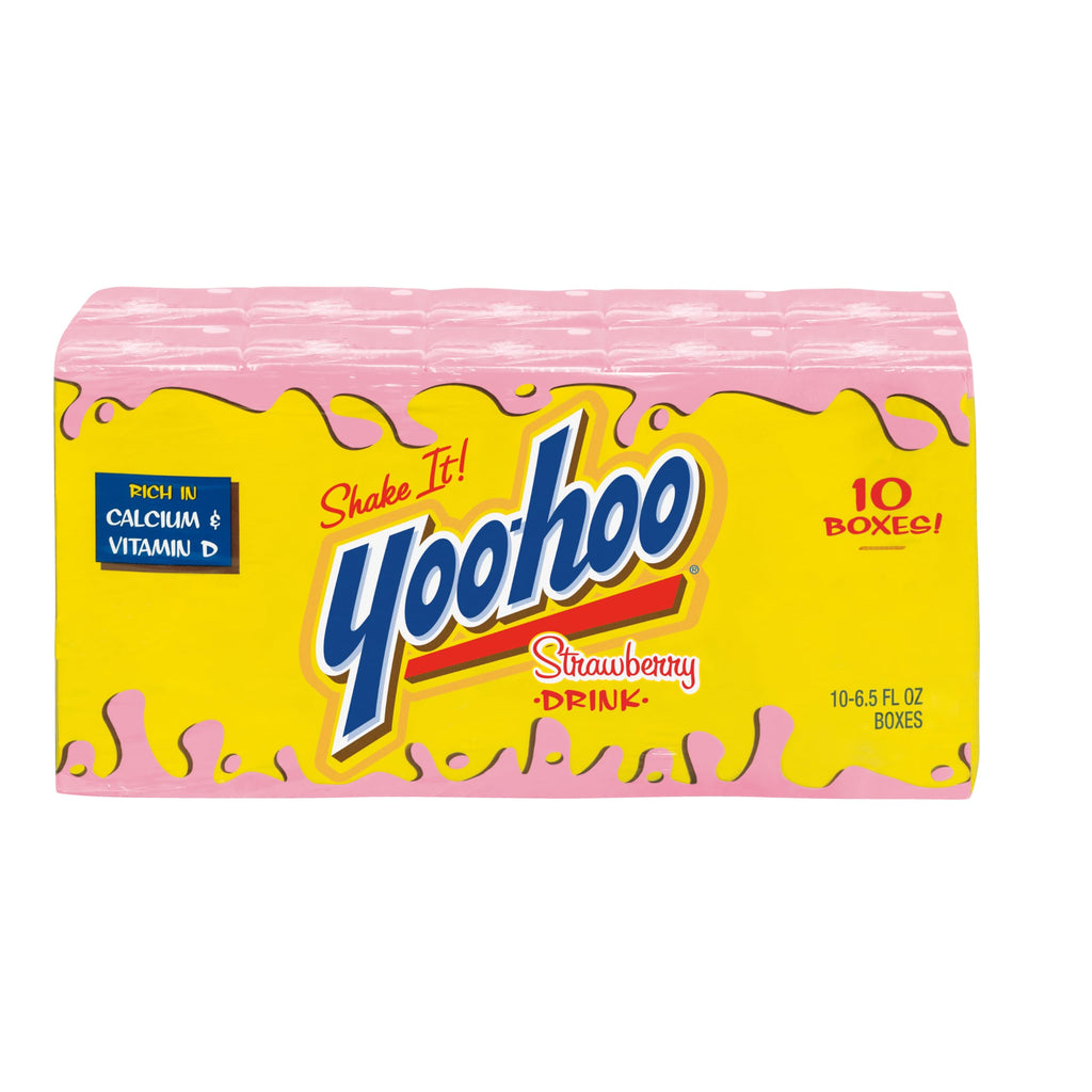 Yoo-hoo Chocolate Drink – Classic, Cookies & Cream & Strawberry | 6.5 oz Boxes