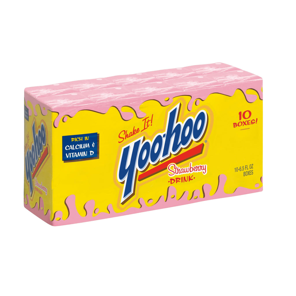 Yoo-hoo Chocolate Drink – Classic, Cookies & Cream & Strawberry | 6.5 oz Boxes