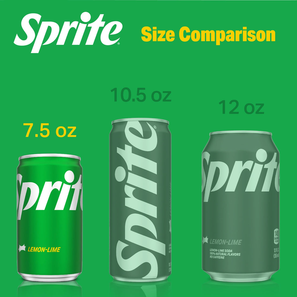 Sprite Soda – Lemon-Lime, Zero Sugar & Variety Packs | 12 fl oz Cans & Bottles