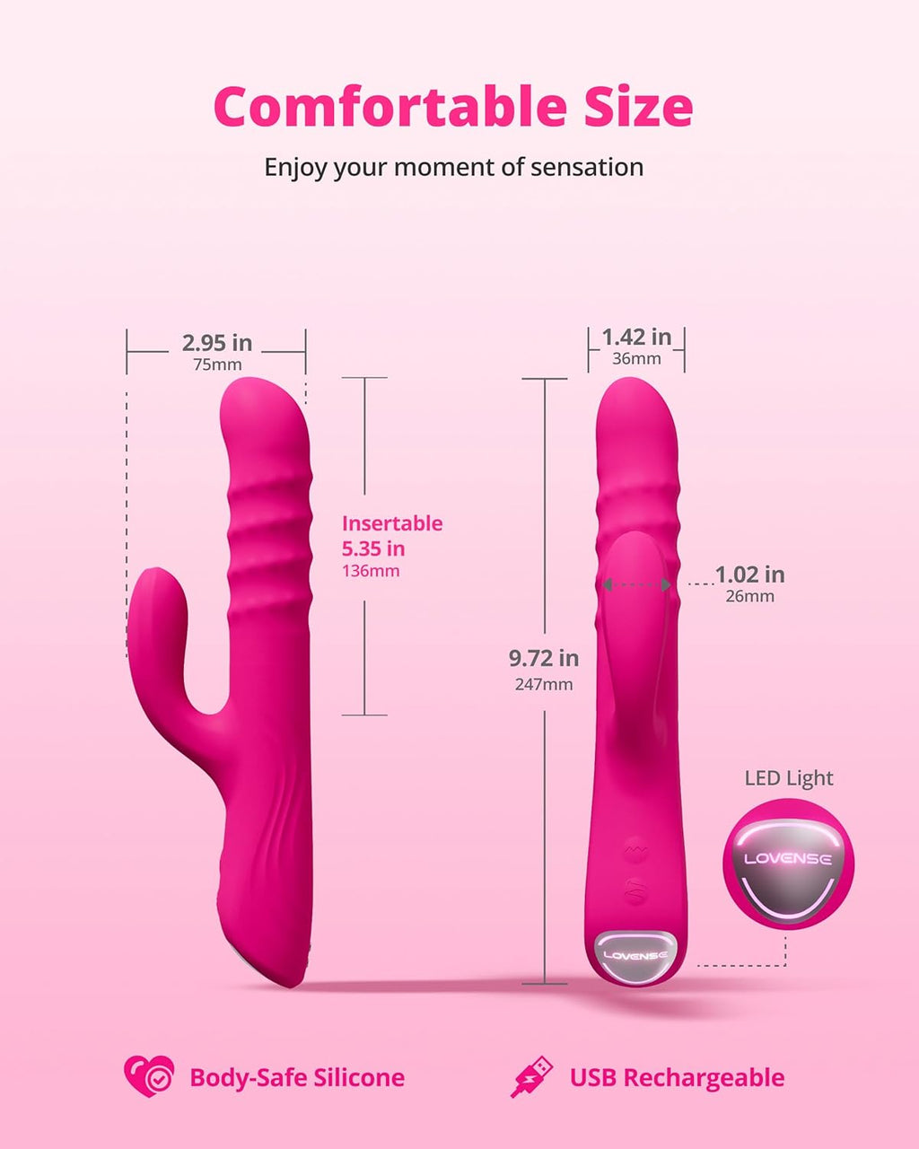 Velvo - Rolling Bead G-Spot & Clit Rabbit Vibrator
