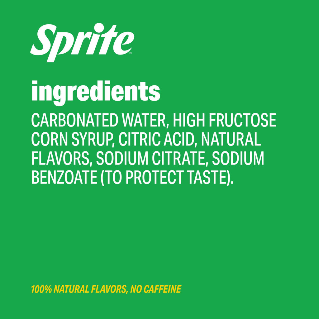 Sprite Soda – Lemon-Lime, Zero Sugar & Variety Packs | 12 fl oz Cans & Bottles