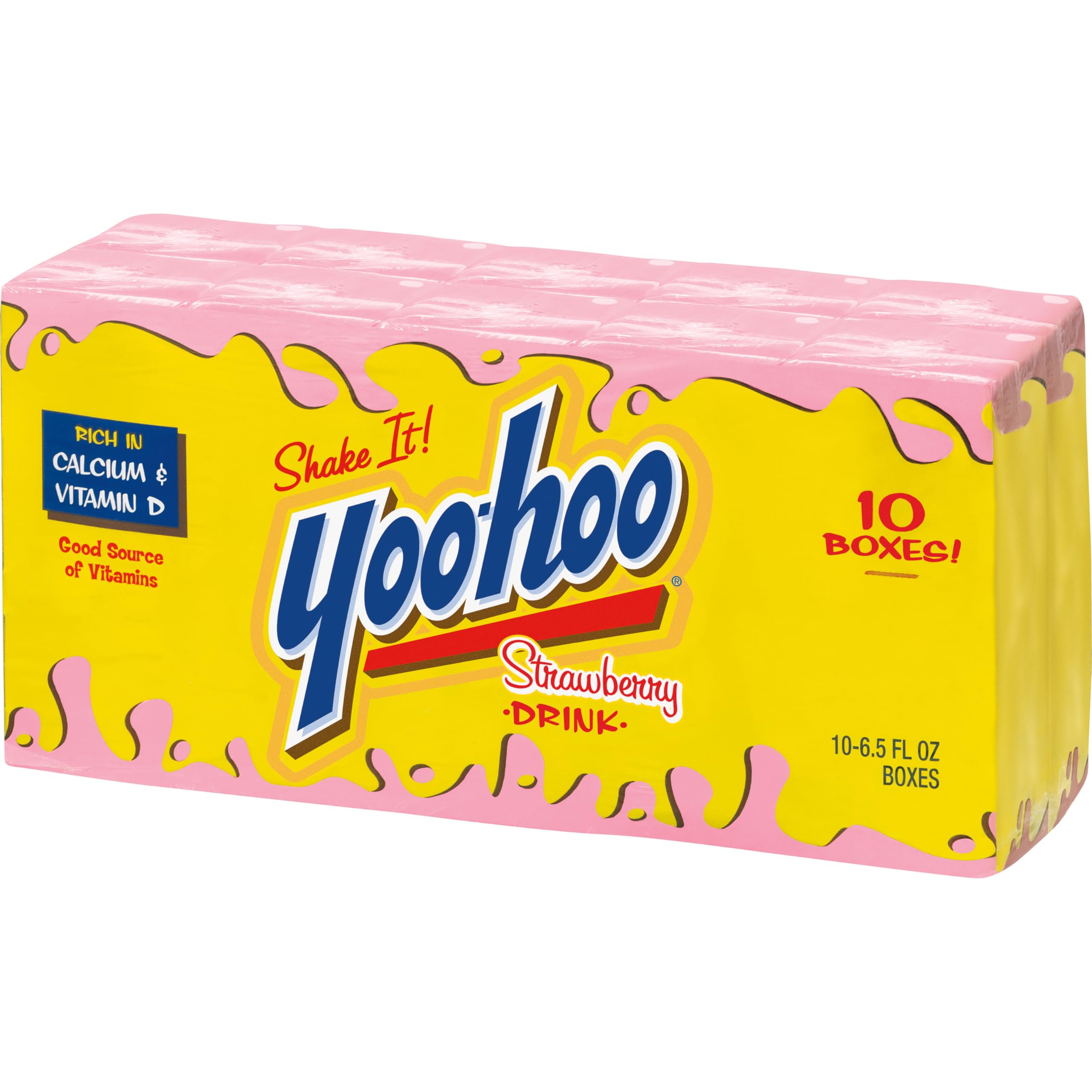 Yoo-hoo Chocolate Drink – Classic, Cookies & Cream & Strawberry | 6.5 oz Boxes