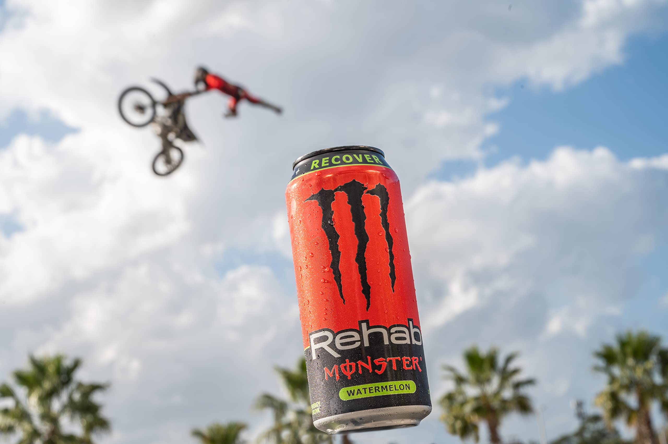 Monster Rehab Energy Tea – Peach, Lemonade, Strawberry & More | 15.5 oz