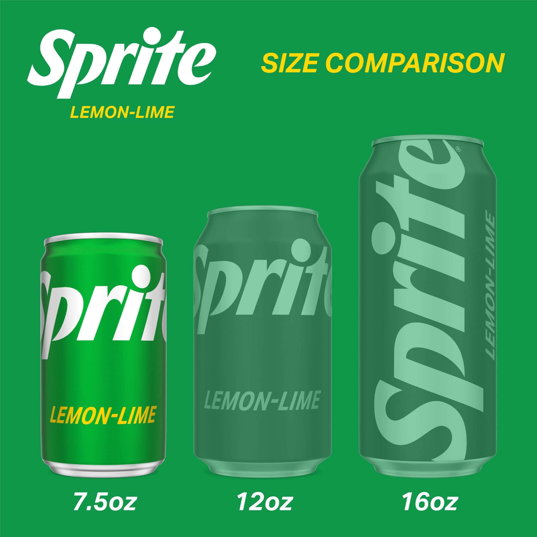 Sprite Soda – Lemon-Lime, Zero Sugar & Variety Packs | 12 fl oz Cans & Bottles