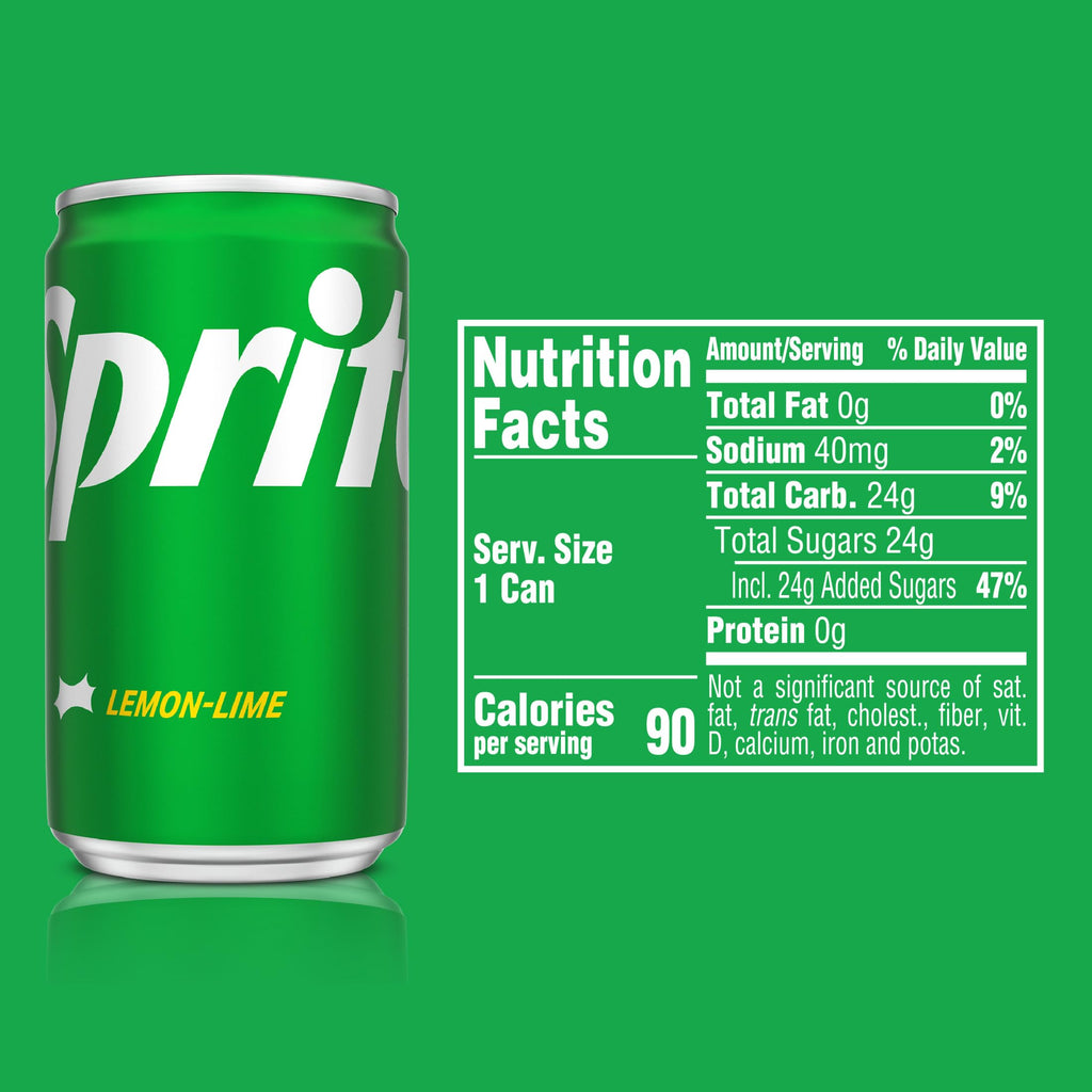 Sprite Soda – Lemon-Lime, Zero Sugar & Variety Packs | 12 fl oz Cans & Bottles