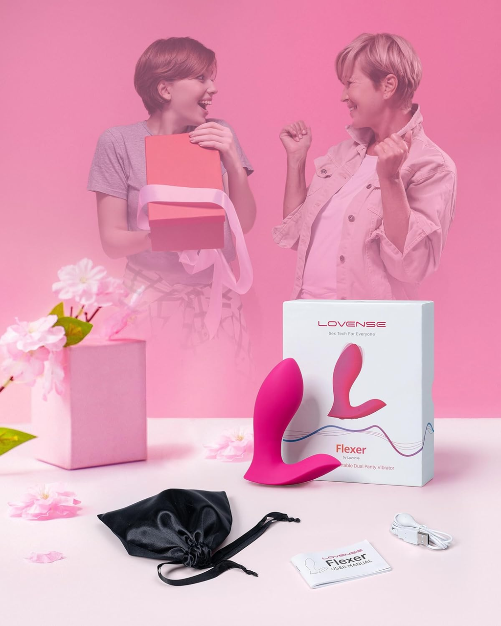Flexer - Bluetooth Insertable Dual Panty Vibrator