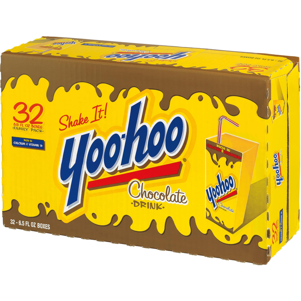 Yoo-hoo Chocolate Drink – Classic, Cookies & Cream & Strawberry | 6.5 oz Boxes