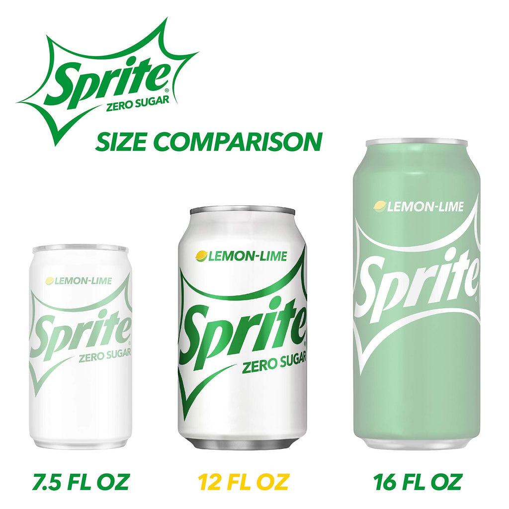 Sprite Soda – Lemon-Lime, Zero Sugar & Variety Packs | 12 fl oz Cans & Bottles
