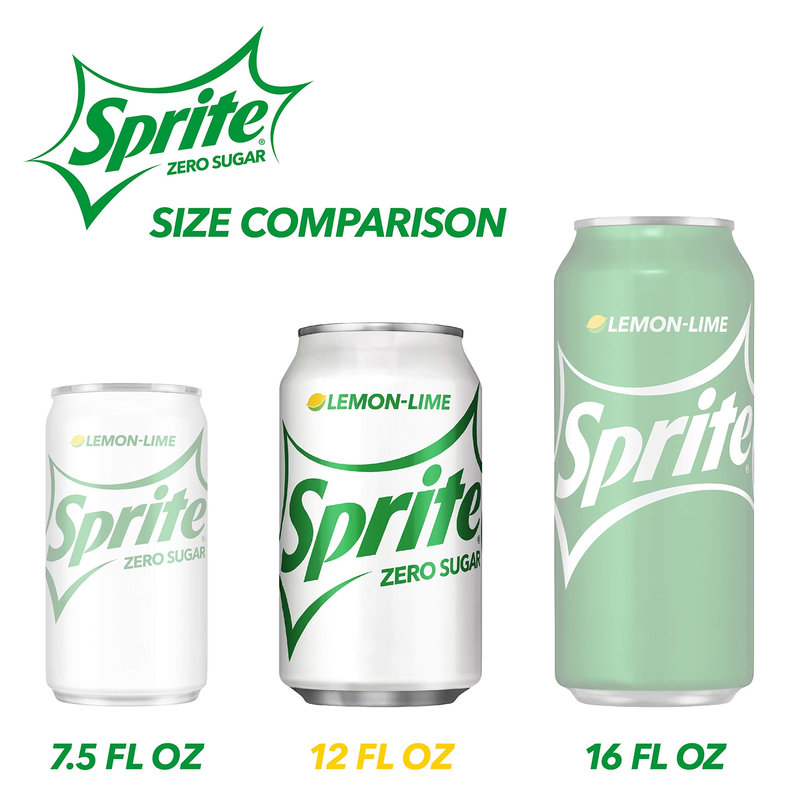 Sprite Soda – Lemon-Lime, Zero Sugar & Variety Packs | 12 fl oz Cans & Bottles