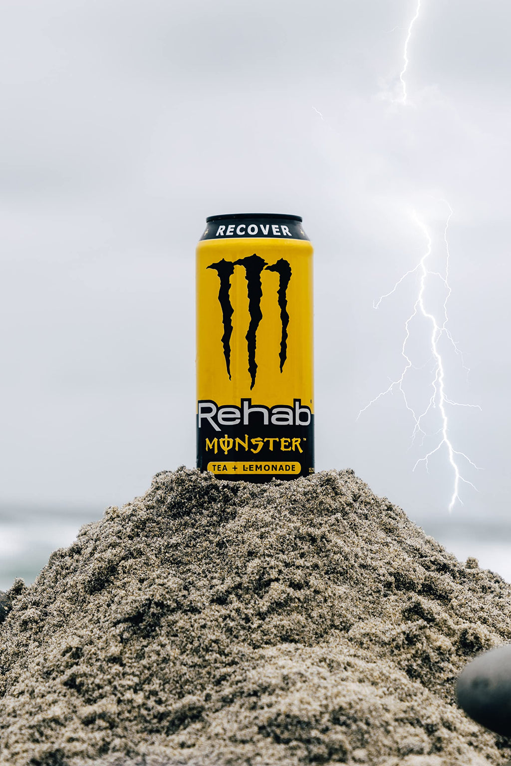 Monster Rehab Energy Tea – Peach, Lemonade, Strawberry & More | 15.5 oz