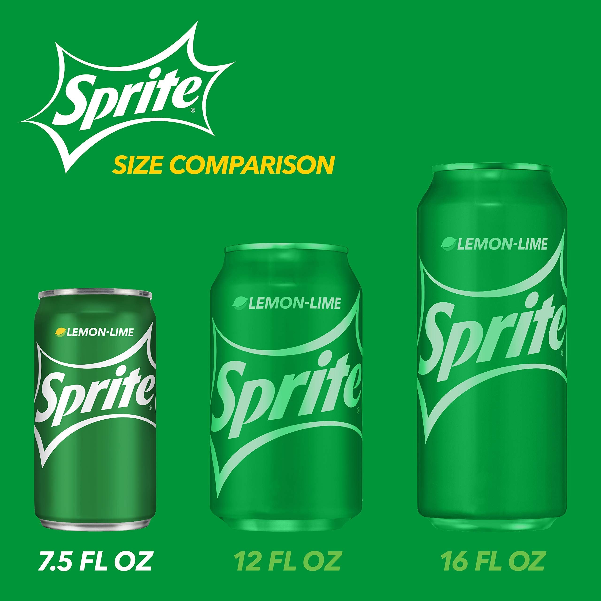 Sprite Soda – Lemon-Lime, Zero Sugar & Variety Packs | 12 fl oz Cans & Bottles