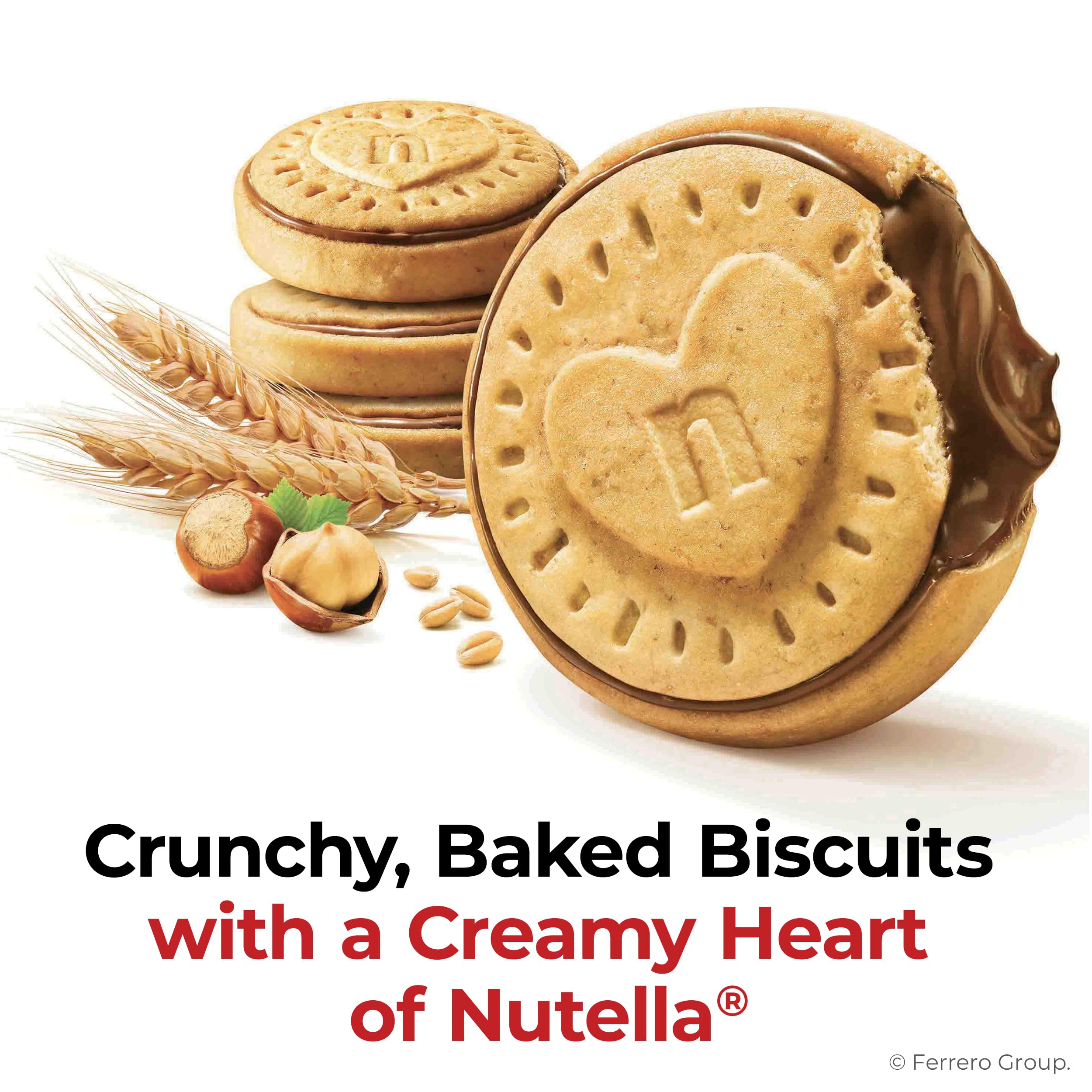 Nutella Biscuits - Premium Hazelnut Cocoa Cookies | Imported from Italy (20-Count, 9.7 oz)