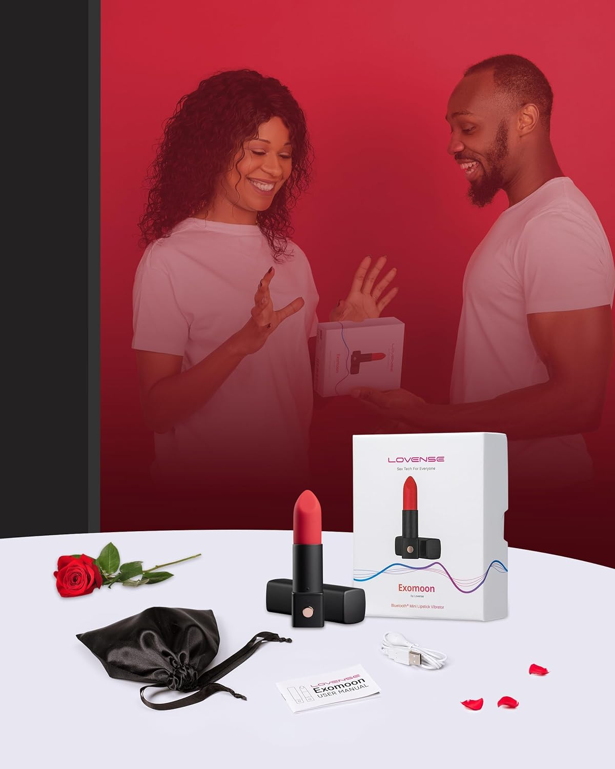Exomoon - Bluetooth Secret Lipstick Bullet Vibrator