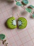 Kiwi Felt Earrings
