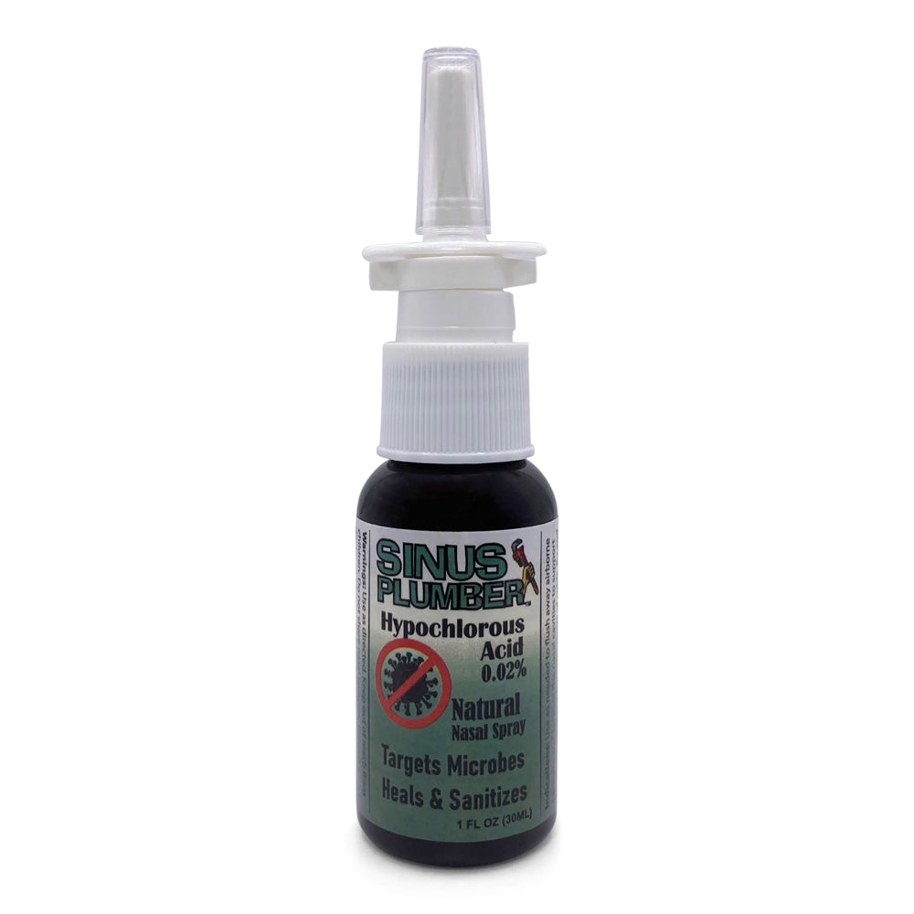 Sinus Plumber Hypochlorous Nasal Spray | Cold & Flu Support