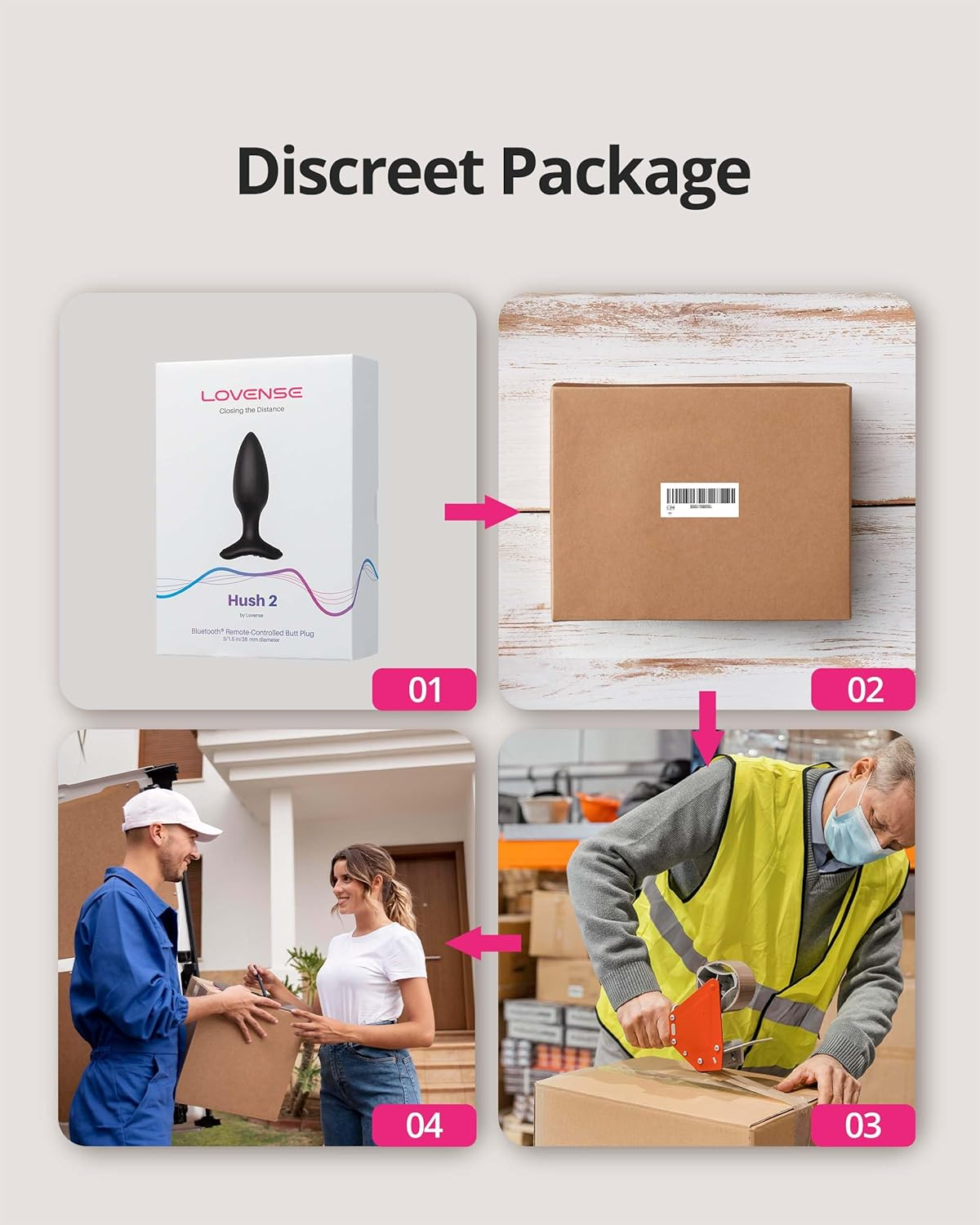 Hush 2 - App Remote Control Vibrating Butt Plug