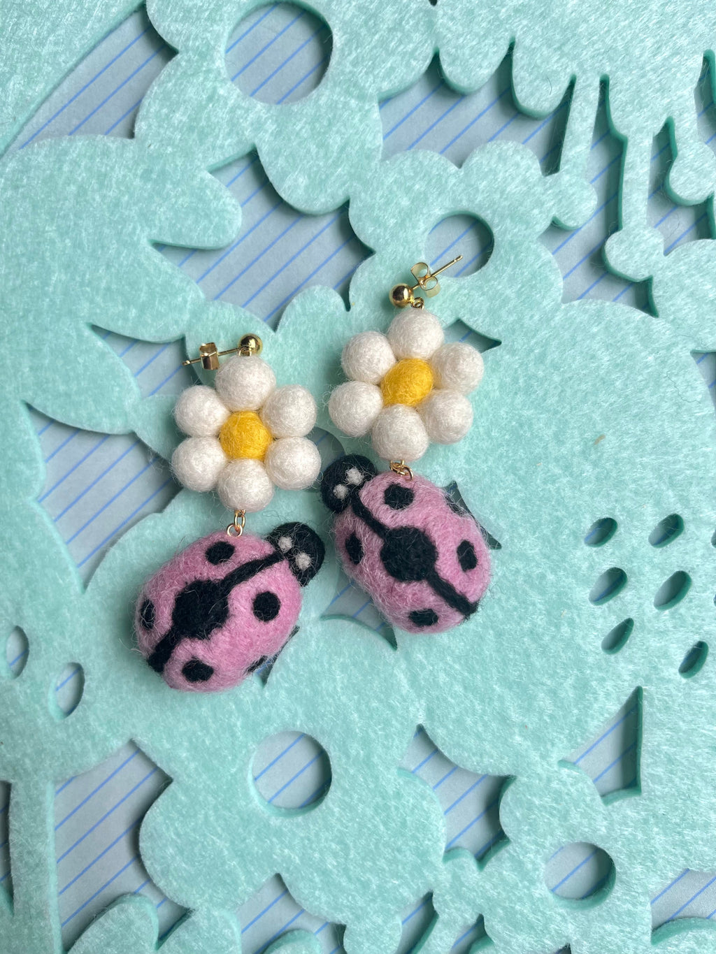 Lovely Ladybug Earrings