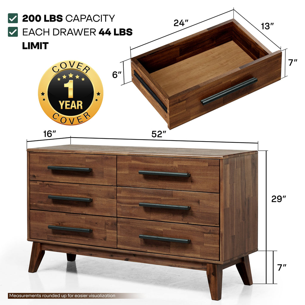 Legacy Solid Wood Dresser