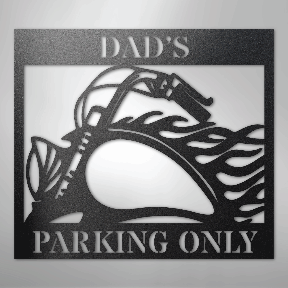 Hog Parking - Steel Sign
