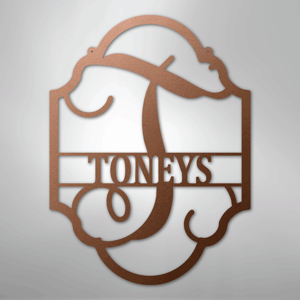 Family Name Plaque - Steel Sign