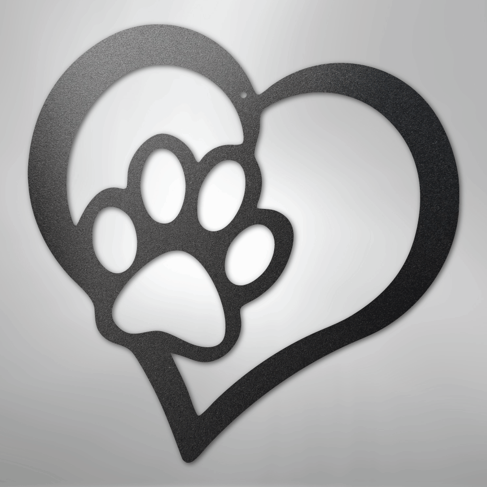 Puppy Love - Steel Sign