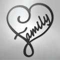 Family Love - Steel Sign