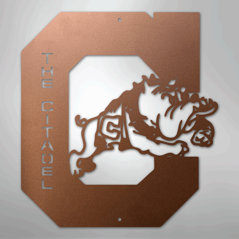 Citadel Bulldog - Steel Sign